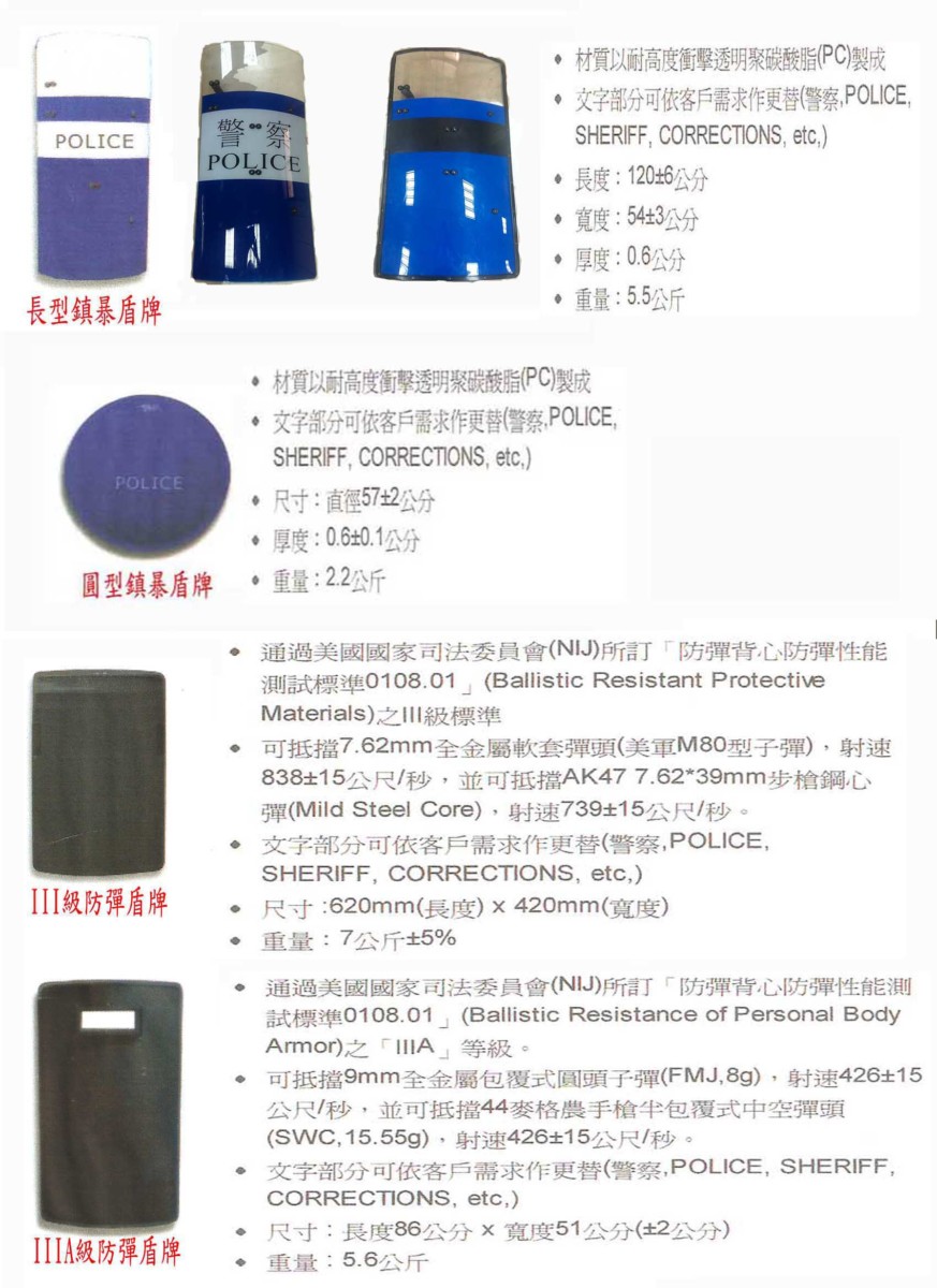 (2015)防彈鎮暴盾牌