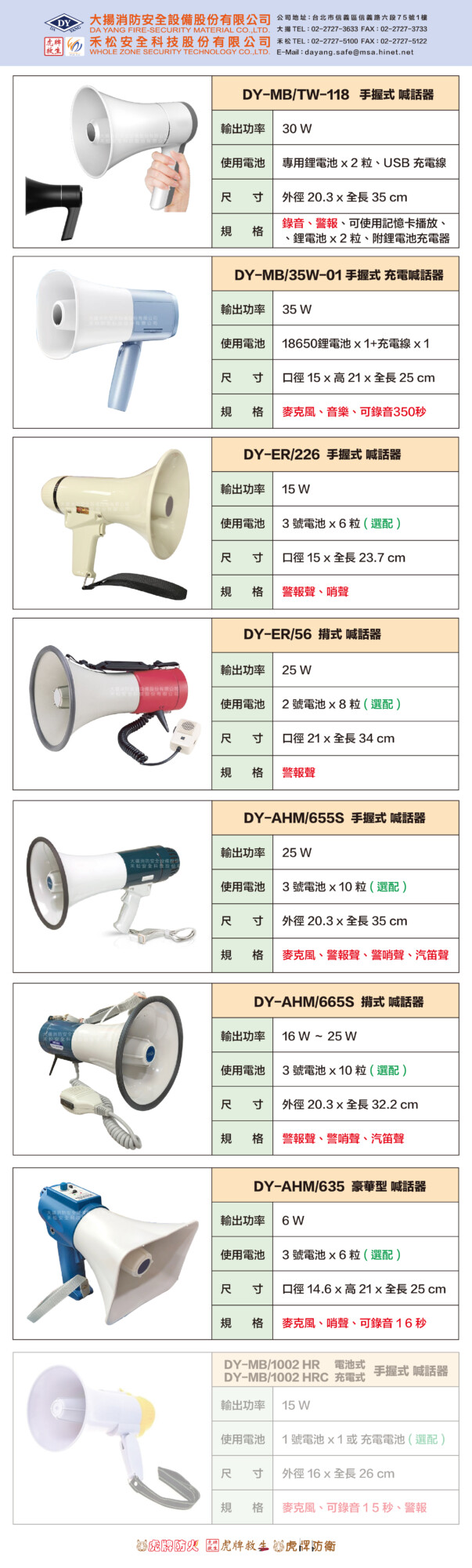 喊話器/揚聲器/擴音器